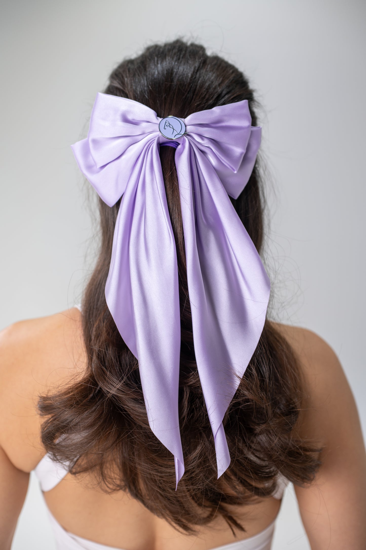 Purple Hair Bow w/ Magnetic Golf Ball Marker GOLF by QD