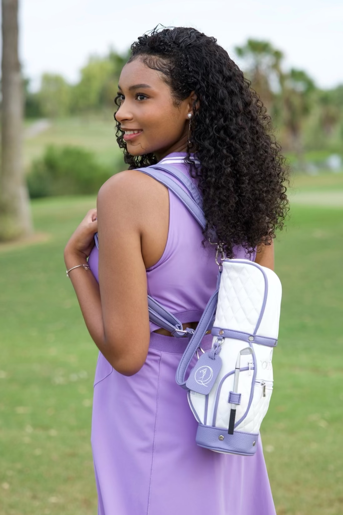 Purple Caddie Golf Purse GOLF by QD