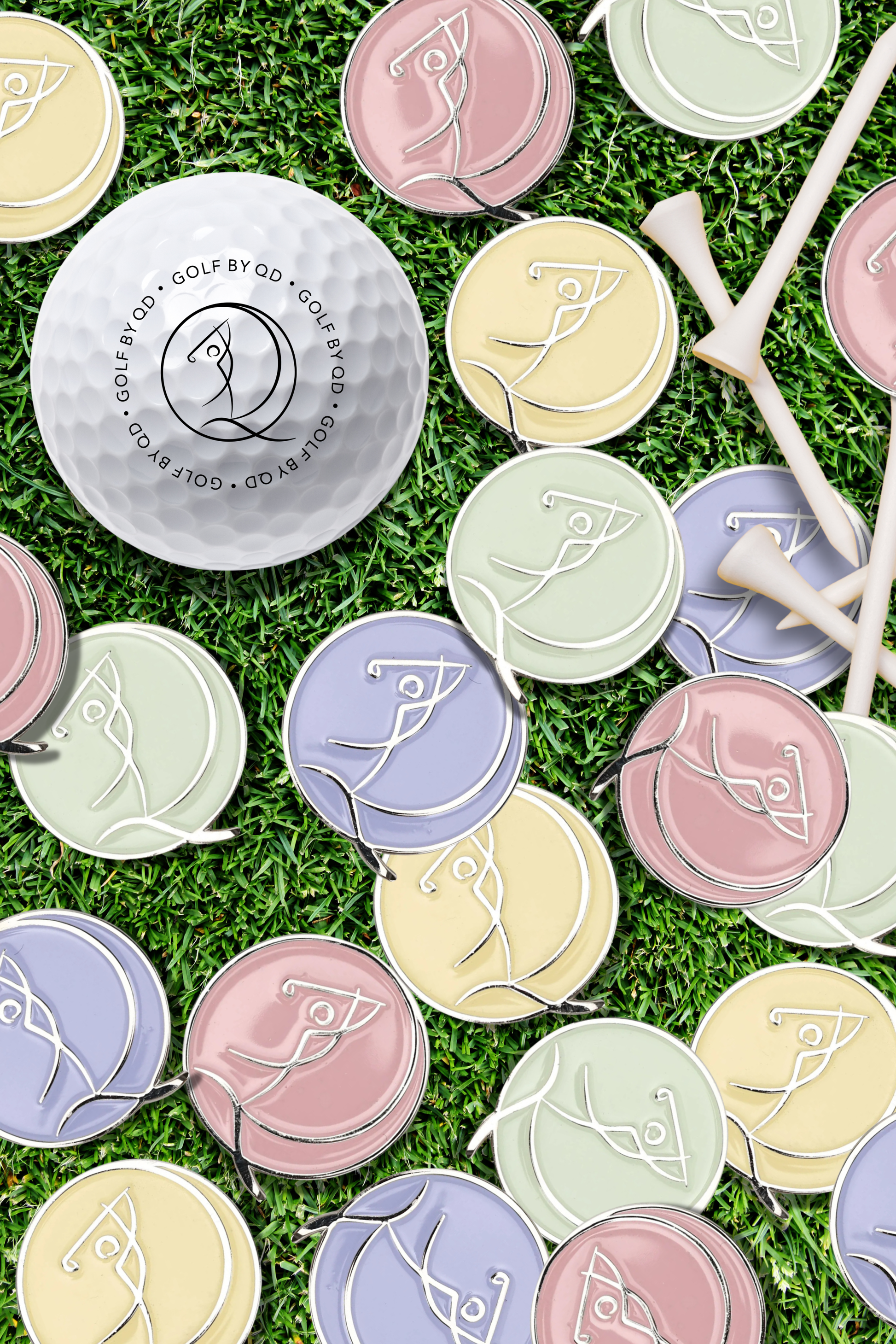 QD Ball Markers Golf By QD