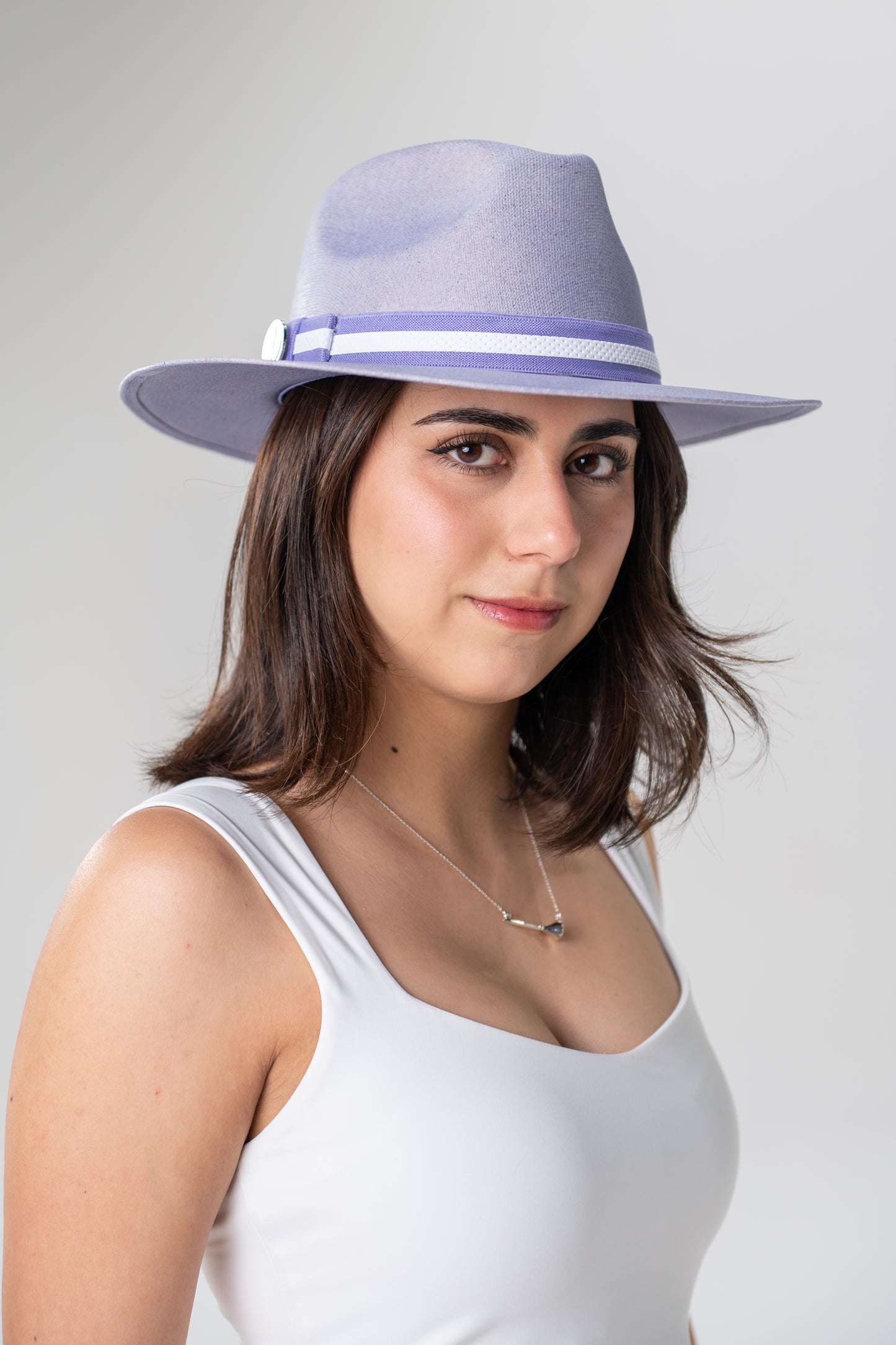 Purple Caddie Crown Handmade Cotton Hat w/Magnetic Ball Marker GOLF by QD