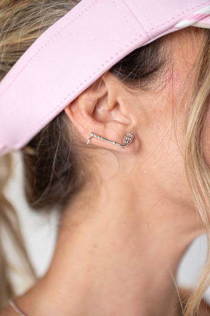 Pitching Cuff Earrings Golf By QD
