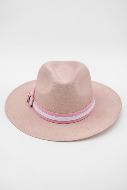 Pink Caddie Crown Handmade Cotton Hat GOLF by QD