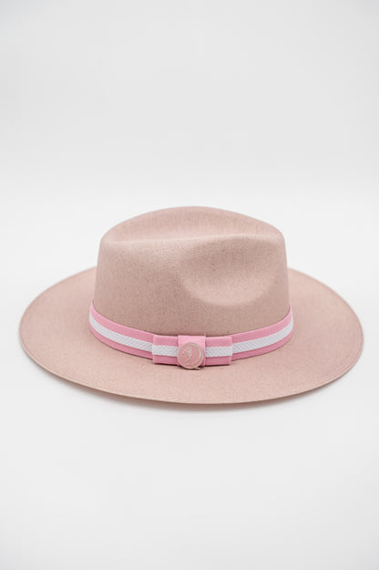 Pink Caddie Crown Handmade Cotton Hat GOLF by QD