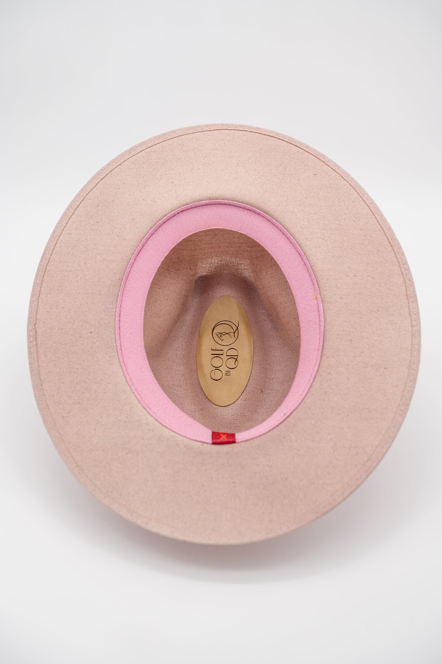 Pink Caddie Crown Handmade Cotton Hat GOLF by QD