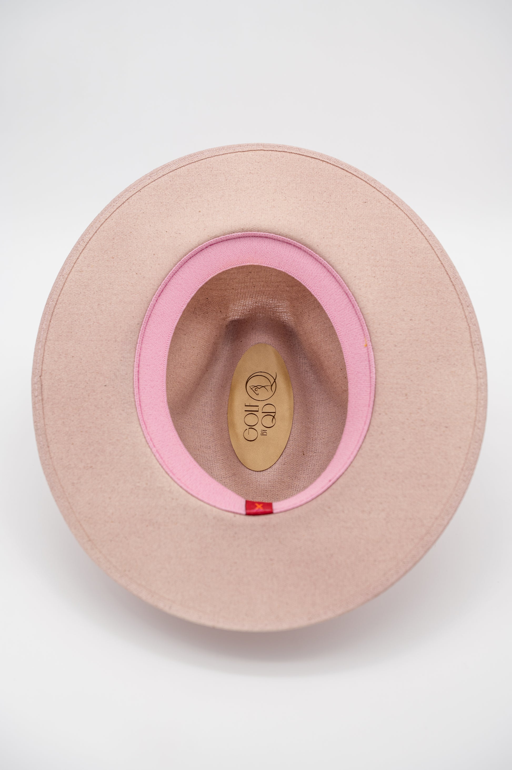 Pink Caddie Crown Handmade Cotton Hat GOLF by QD