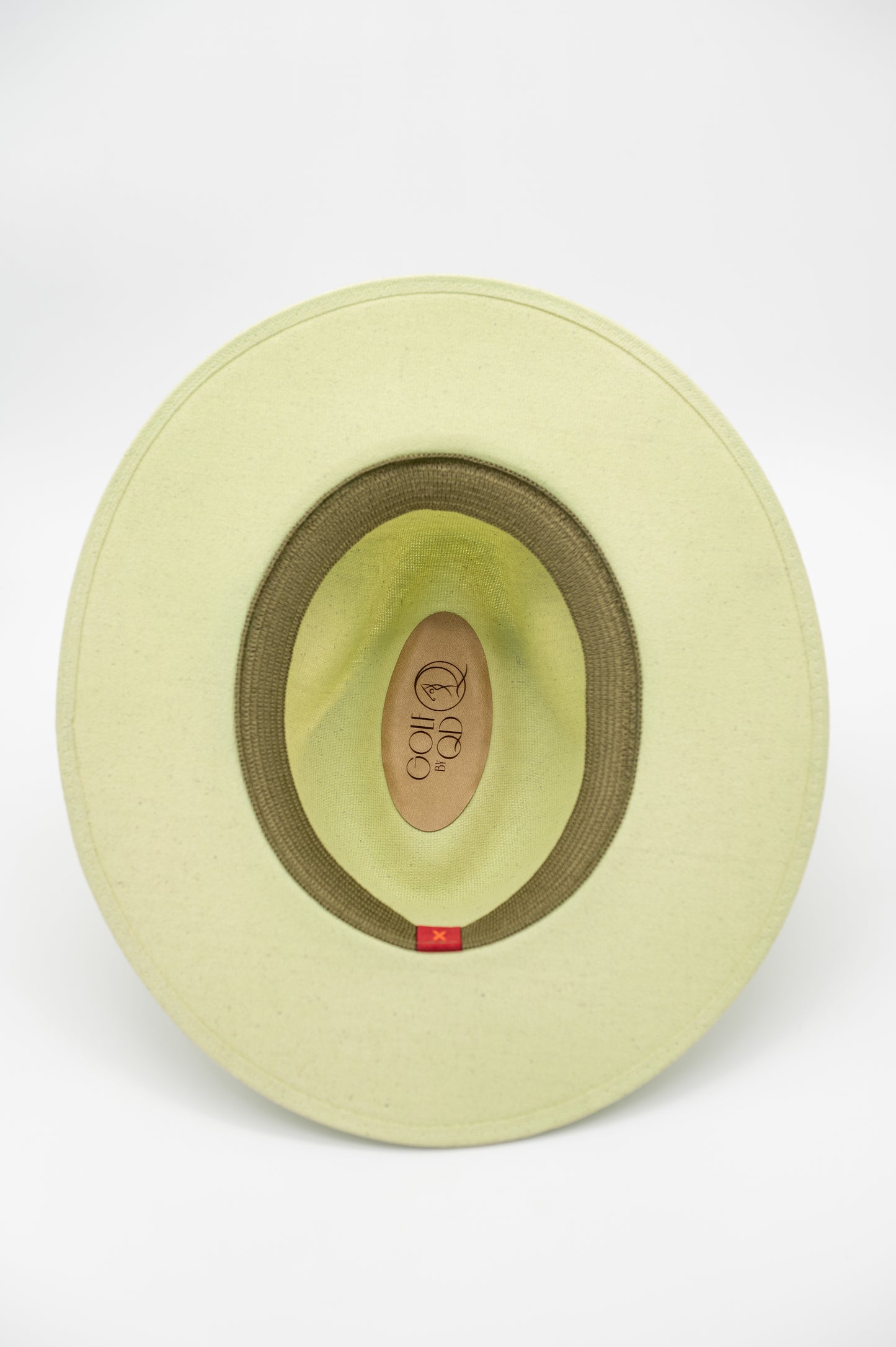 Green Caddie Crown Handmade Cotton Hat GOLF by QD