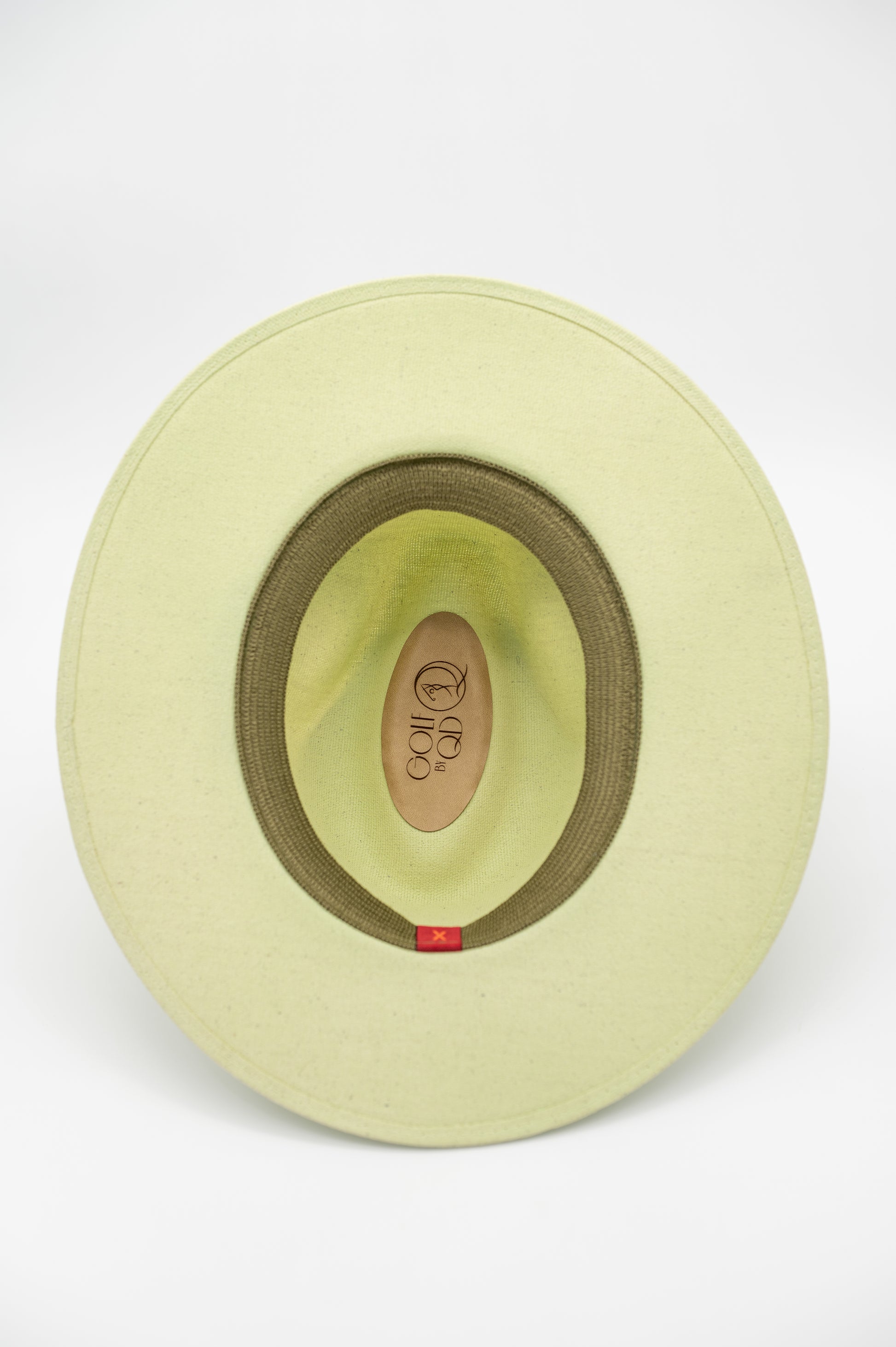 Green Caddie Crown Handmade Cotton Hat GOLF by QD