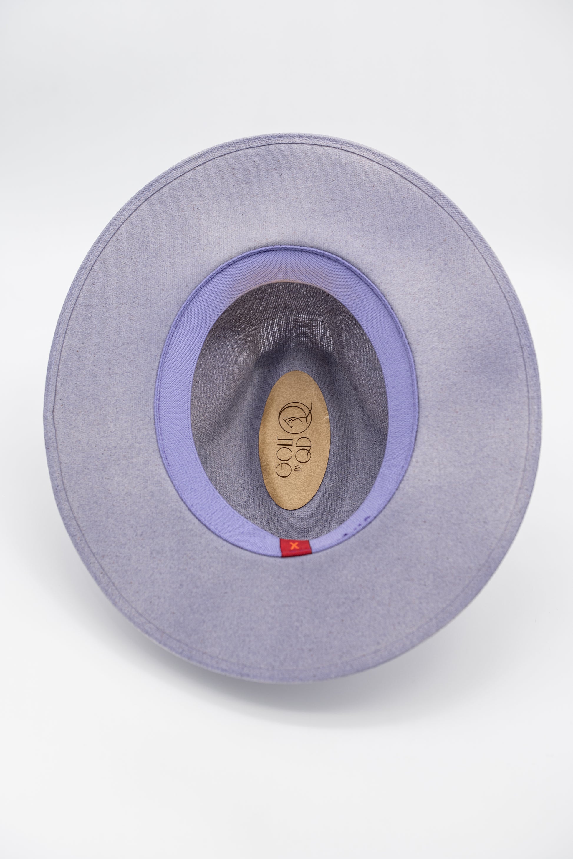 Purple Caddie Crown Handmade Cotton Hat GOLF by QD