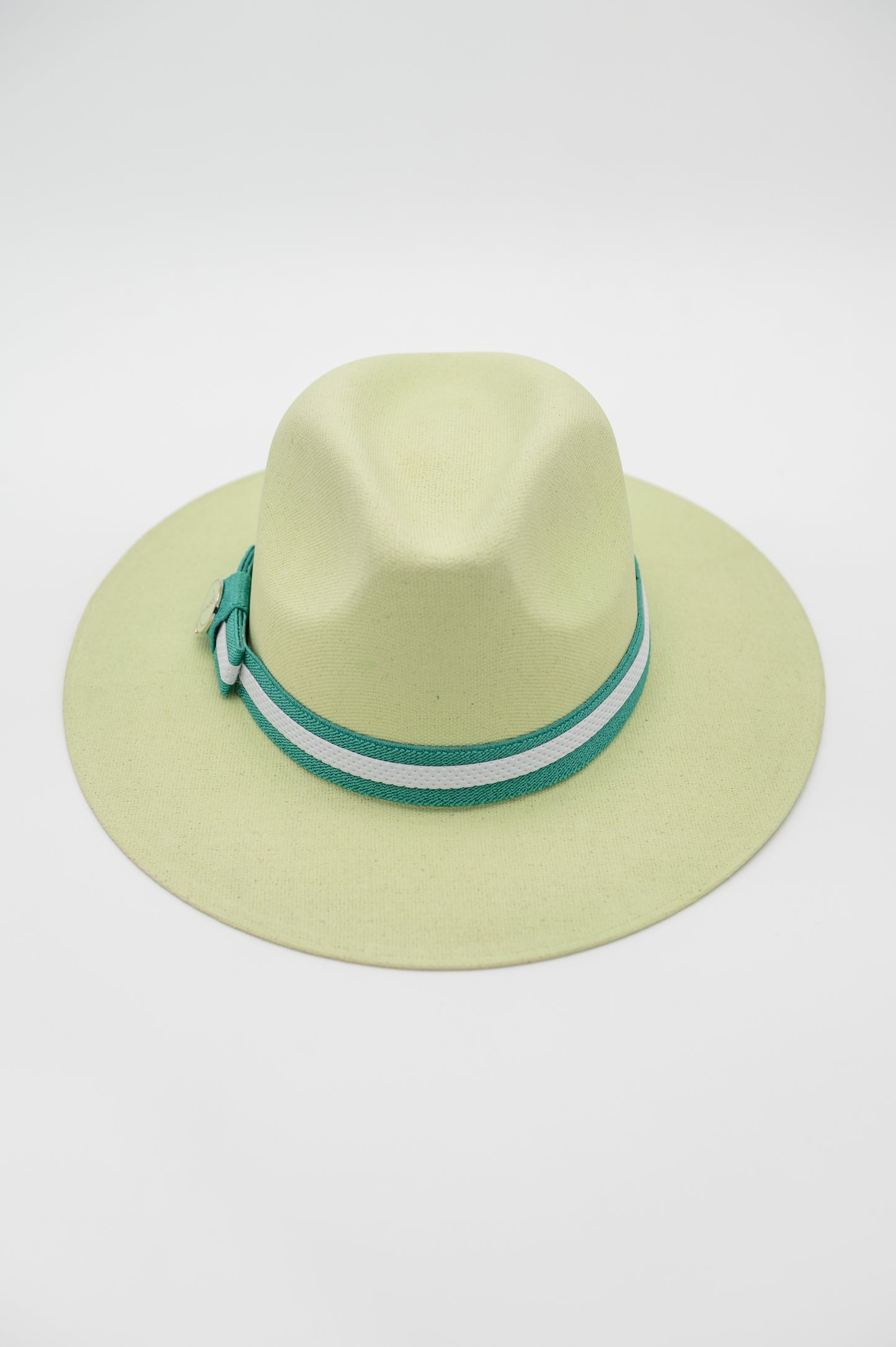 Green Caddie Crown Handmade Cotton Hat GOLF by QD