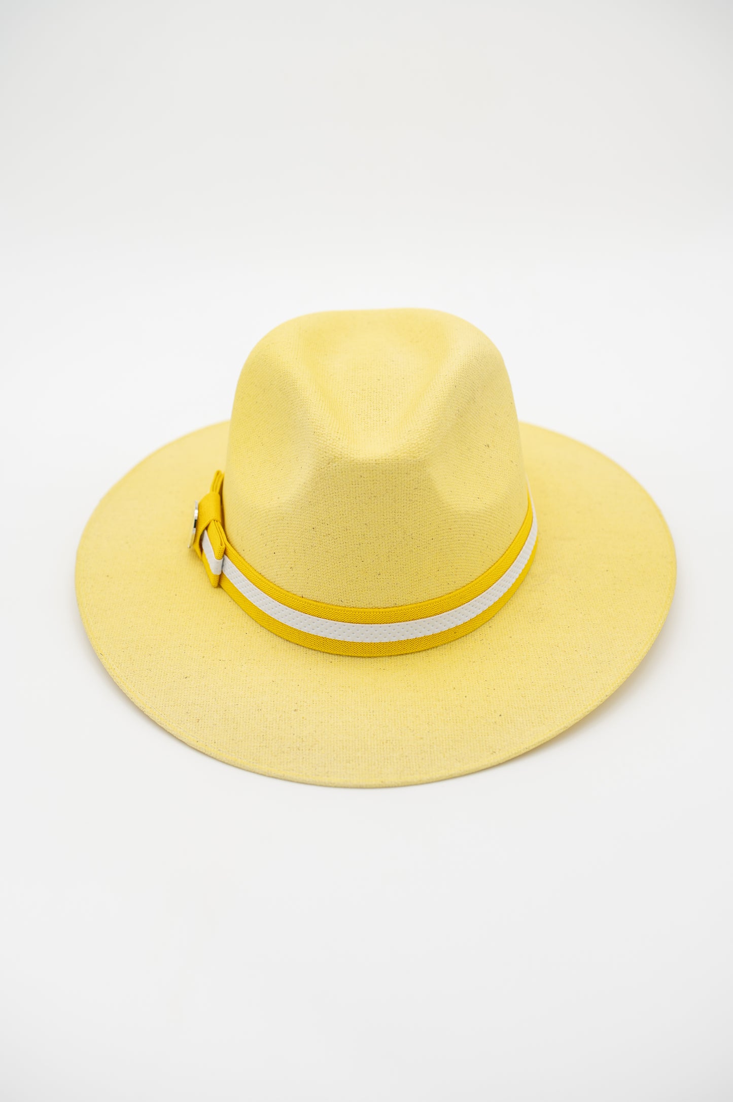 Yellow Caddie Crown Handmade Cotton Hat w/Magnetic Ball Marker GOLF by QD