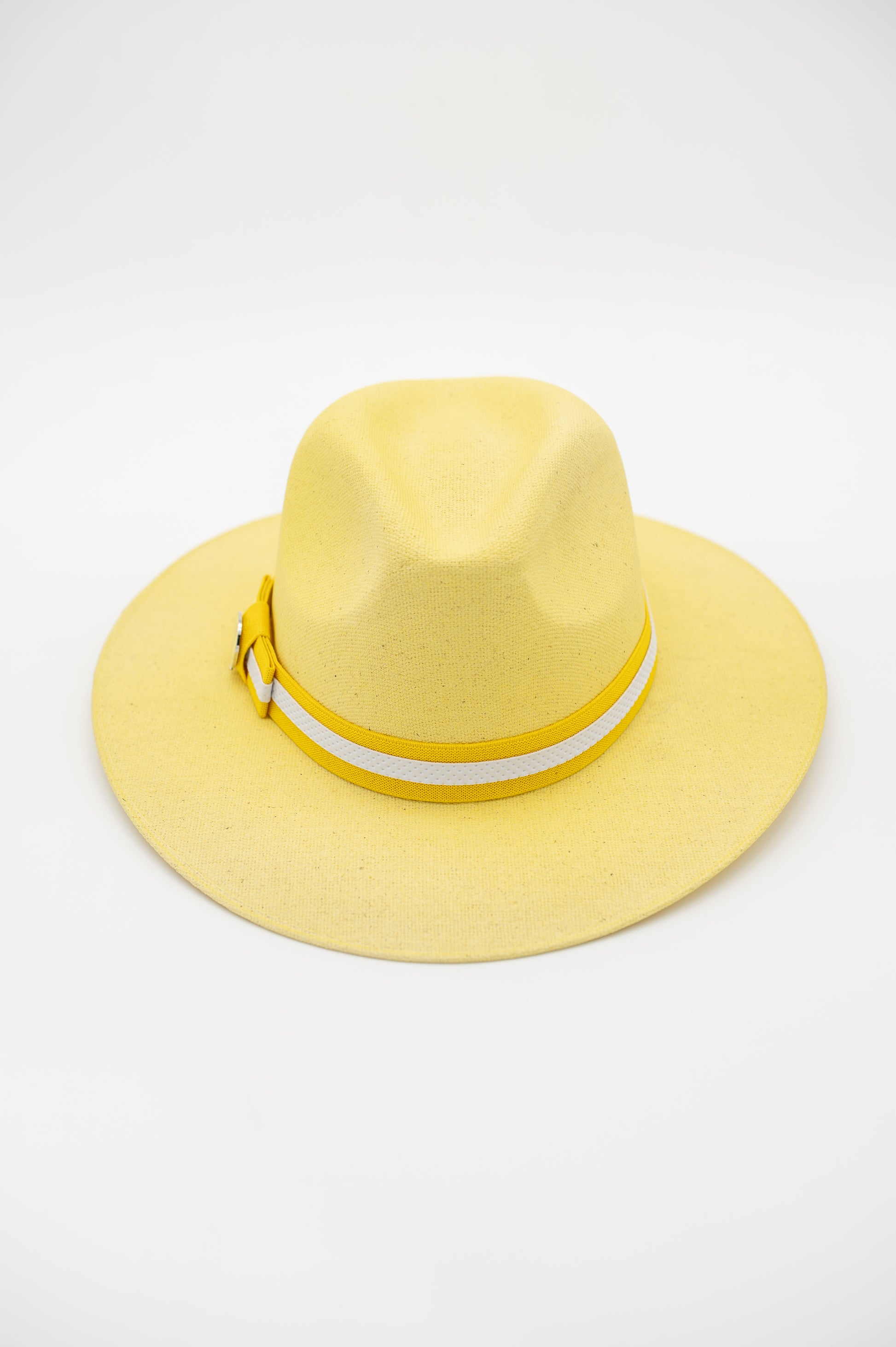 Yellow Caddie Crown Handmade Cotton Hat w/Magnetic Ball Marker GOLF by QD