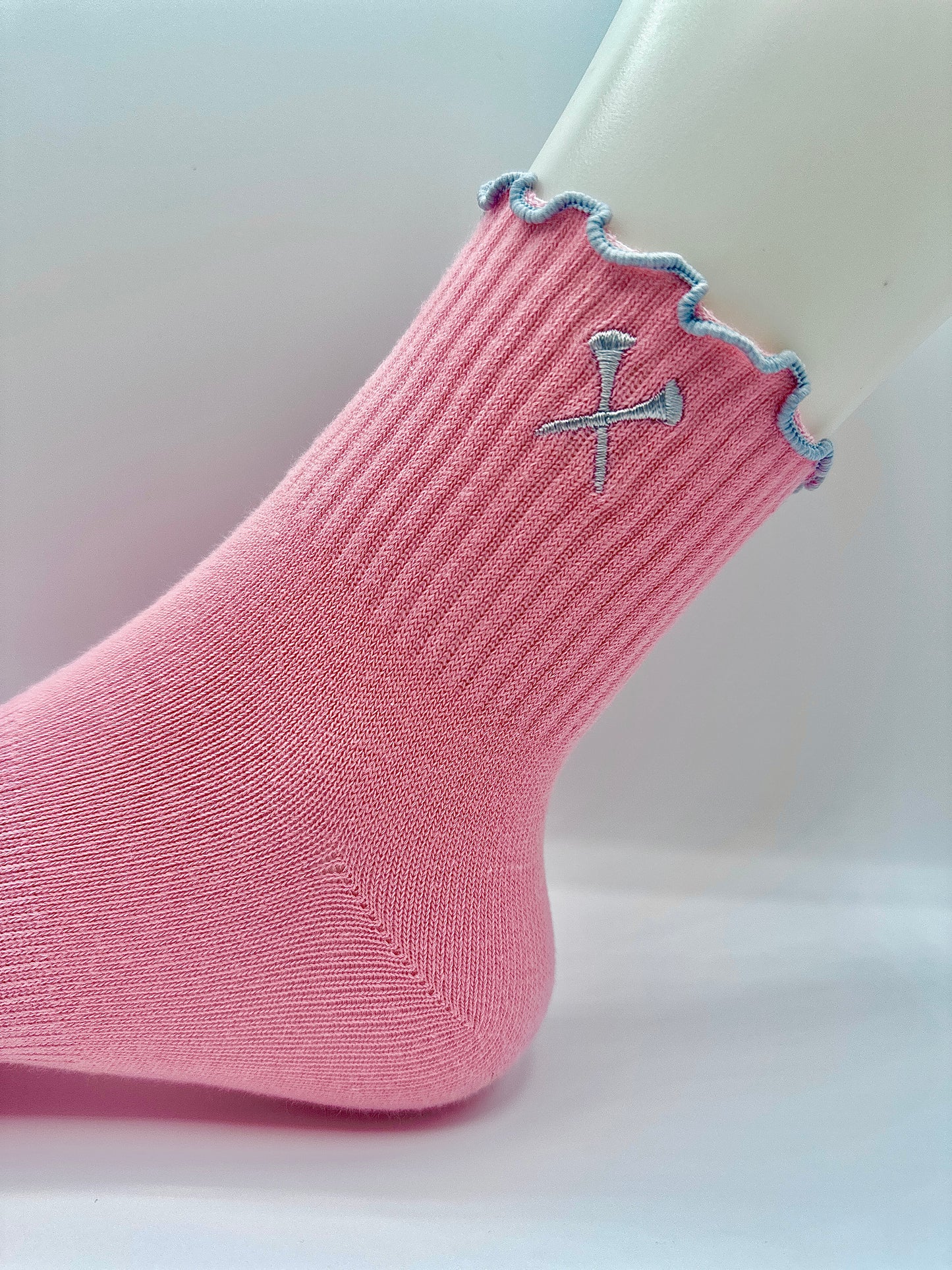 My tee religion embroidered socks GOLF by QD
