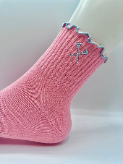 My tee religion embroidered socks GOLF by QD