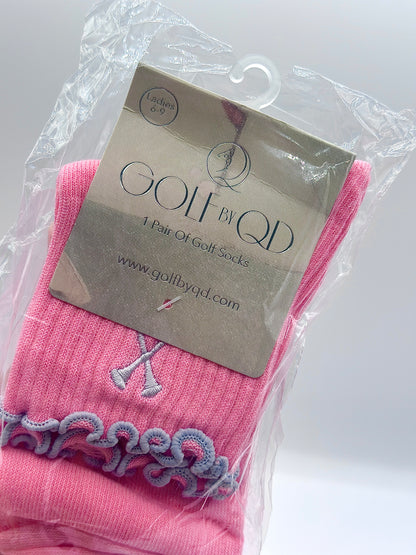 My tee religion embroidered socks GOLF by QD