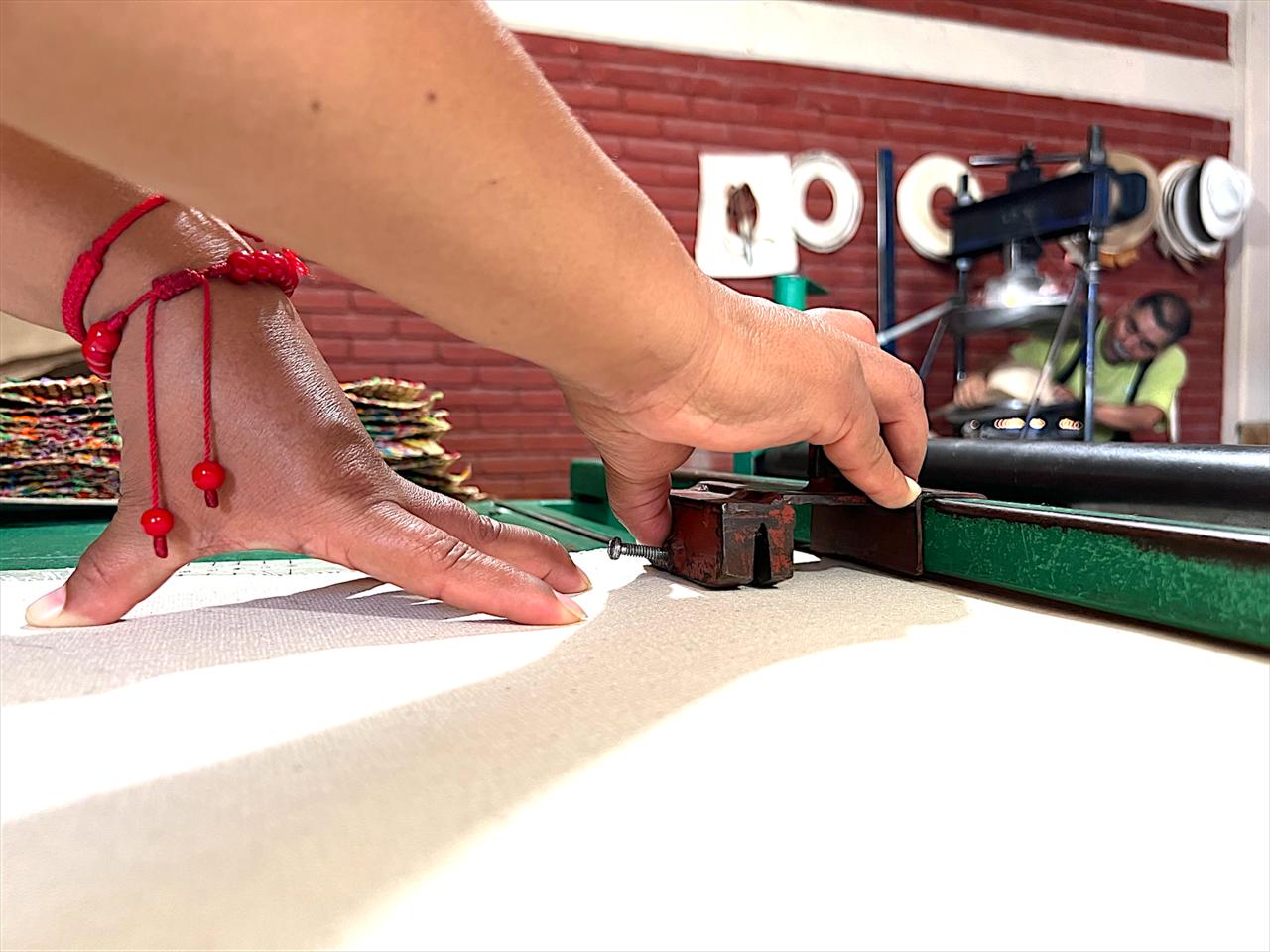 Purple Caddie Crown Handmade Cotton Hat GOLF by QD