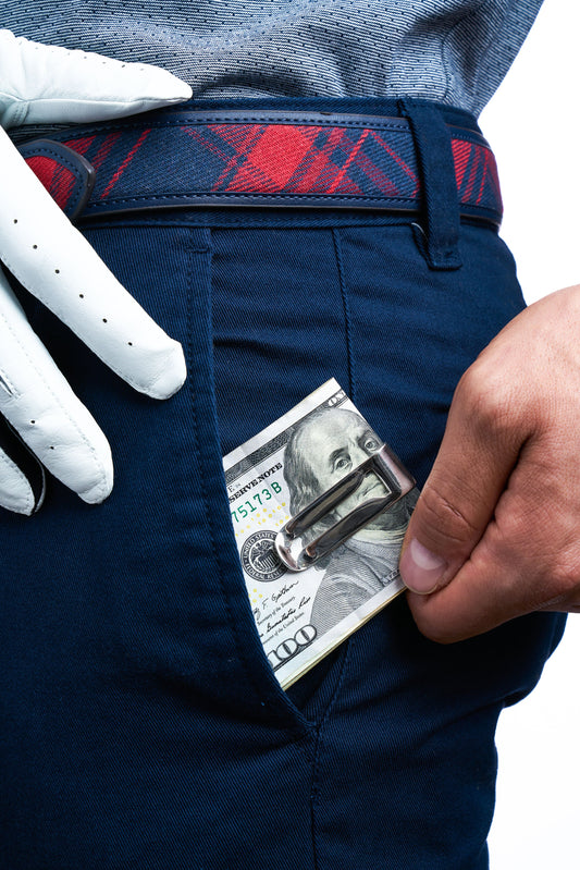 Smooth Tee Money Clip Golf By QD